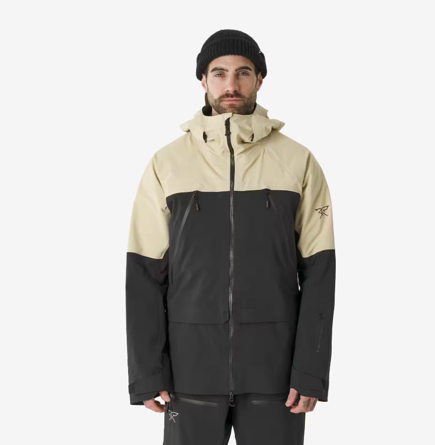 Decathlon FR900 Freeride men's ski jacket in beige